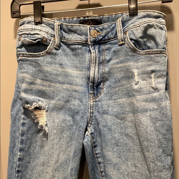 RACHEL Rachel Roy Distressed Straight Leg Jeans Size 4 - Picture 4 of 7